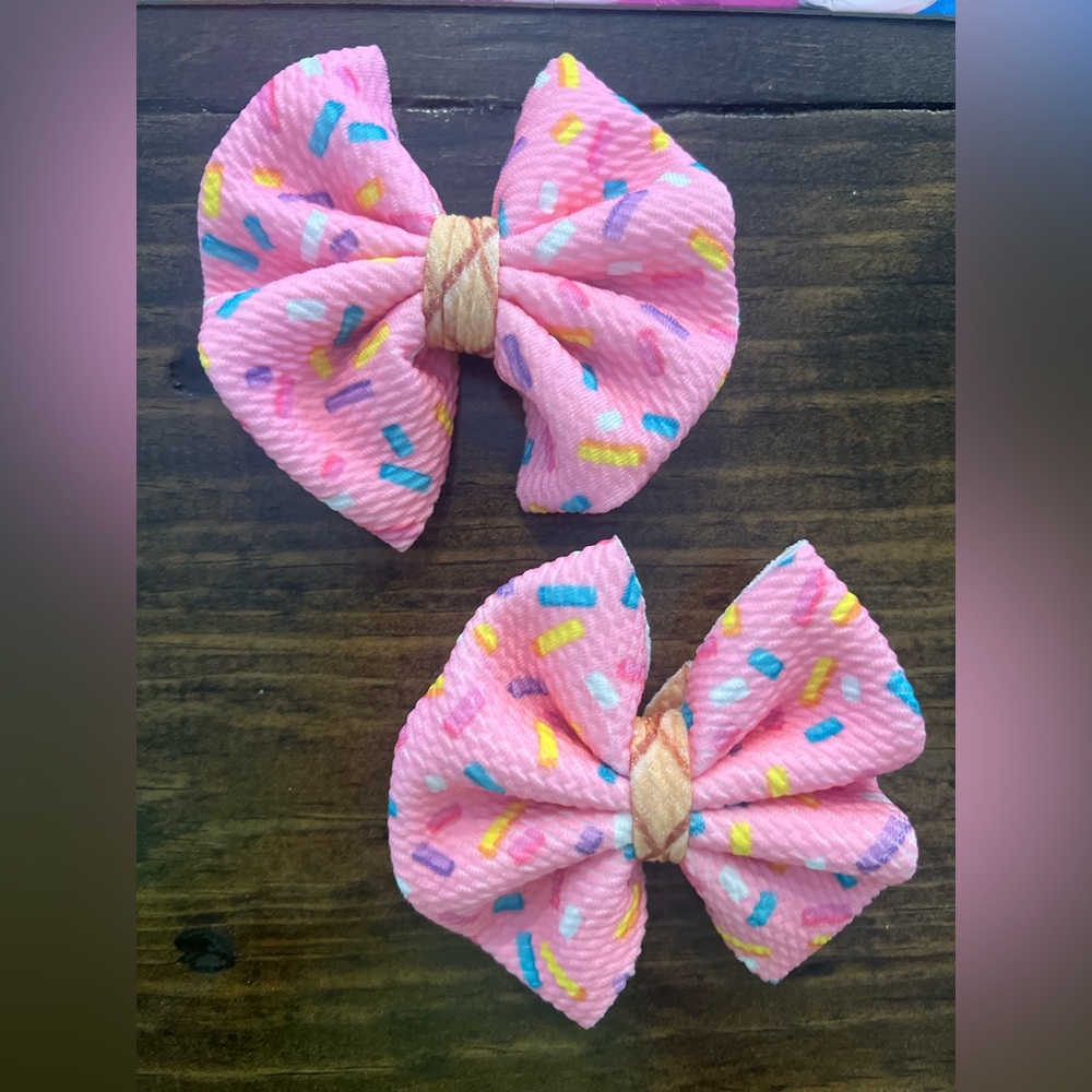 Girls hairbow clips